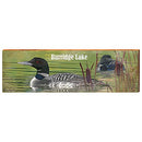Burridge Lake, Ontario, Canada Wooden Sign | Wall Art Print on Real Wood 