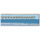 Ft. Myers Beach Pier Sign Home Decor Art Print on Real Wood