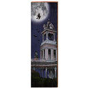 Haunted House with Witches Home Decor Art Print on Real Wood