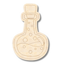 Unfinished Wood Etched Potion Bottle Shape | Paint By Line Crafts | up to 30" DIY