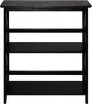 Three Shelf Solid Wood Bookcase For Living Room Storage