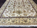 Turkish Oushak Rug 9x12, Oat Color, Wool Carpet