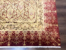 Pak Persian Rug 8x10, Allover Pattern, Gold-Tan, Fine 200 KPSI