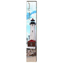 Crisp Point Lighthouse Home Decor Art Print on Real Wood