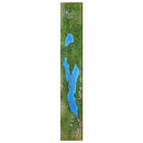 Highland Lake Map Home Decor Art Print on Real Wood