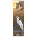 I Heart Saipan White Egret Home Decor Art Print on Real Wood