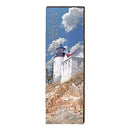 Bass Harbor Head Lighthouse, Maine Wooden Sign | Wall Art Print on Real Wood 