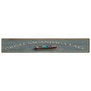 Great Sacandaga Lake, New York Vintage Boat Wooden Sign | Wall Art Print on Real Wood
