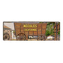 Needles, California Home Decor Art Print on Real Wood