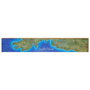 Guilford Harbor, Connecticut Map Wooden Sign | Wall Art Print on Real Wood