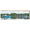 York Harbor, Maine Wooden Sign | Wall Art Print on Real Wood 
