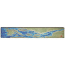 St. Lawrence River, 1000 Islands Map Wooden Sign | Wall Art Print on Real Wood