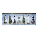 Georgia Lighthouses Home Decor Art Print on Real Wood