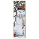 Frosty The Snowman in Alaska Home Decor Art Print on Real Wood