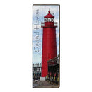 Grand Haven Lighthouse Home Decor Art Print on Real Wood