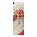 Santa Winking Home Decor Art Print on Real Wood