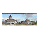 Port Boca Grande Lighthouse Home Decor Art Print on Real Wood