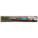 Vintage Boat on Lake Wedowee Alabama Art Print on Real Wood Each