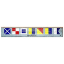 Muskoka Nautical Flags Canada Home Decor Art Print on Real Wood Each