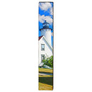 West Chop Lighthouse Home Decor Art Print on Real Wood