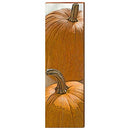 Orange Pumpkins Home Decor Art Print on Real Wood