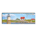 Ram Island Lighthouse Home Decor Art Print on Real Wood