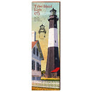 Tybee Island Lighthouse Home Decor Art Print on Real Wood