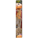 Pumpkin Scare Crow Home Decor Art Print on Real Wood Each