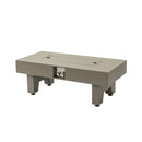 Alora 42-Inch 50K BTU Iron Liquid Propane Fire Pit Table With Glass Stones (SAK63845)
