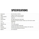 Heavy-Duty 42-Inch Articulating Brush Cutter Universal Skid Steer Attachment (SAK21694)