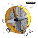 42-Inch Heavy-Duty Metal Industrial Dual Speed Air Circulation Drum Fan (SAK85191)