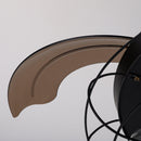 42" Industrial Downrod Mount Ceiling Fan with Lighting and Remote Control