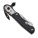 Black Glass Breaker With Multi Tools, 6" L