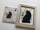 Black Cat Counted Cross Stitch Kit by Riolis R2001