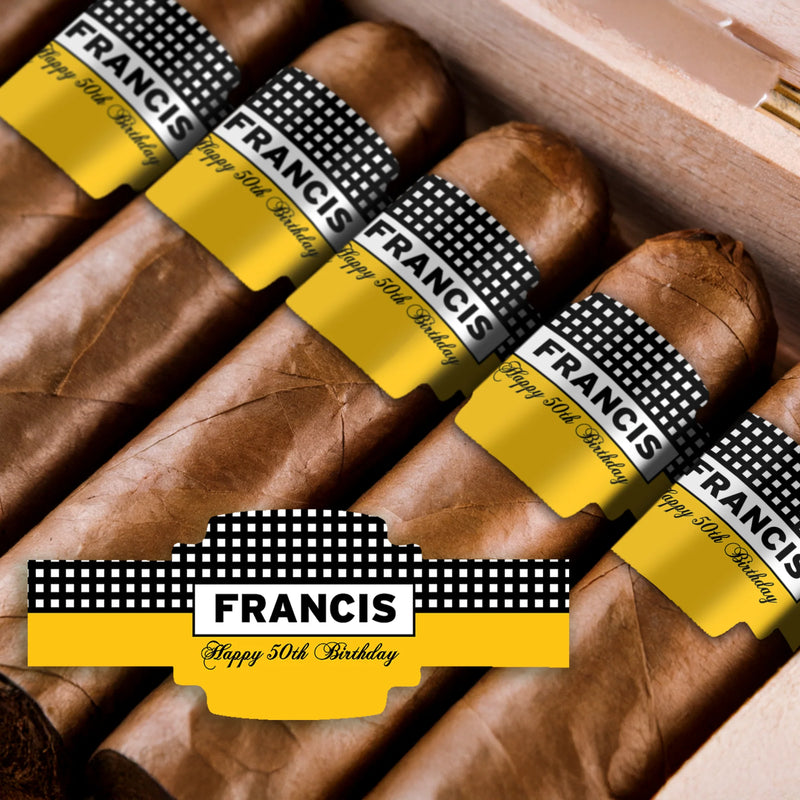 Popular Cuban Birthday Cigar Bands