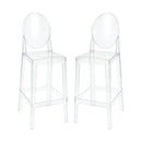 Lovecup Lindsay Acrylic Bar Stool Set of 2 L1207