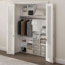 Luder Three Tier Open Shelf Bookcase Bright White Finish