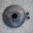 Antique Bronze 28 lbs Round Concrete Umbrella Stand Base Weight