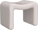 Large White Ottoman Footstool Multifunctional Living Room