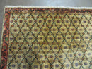 4' X 6' Handmade Indian Allover Wool Rug Camel Hair Color