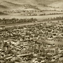 Vintage Map of Amherst, Massachusetts 1886