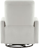 Cream Power Recliner Chair With USB Charging Lumbar Support