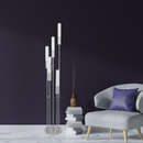 Acrylic Cylinder Floor Lamp // 5 Light