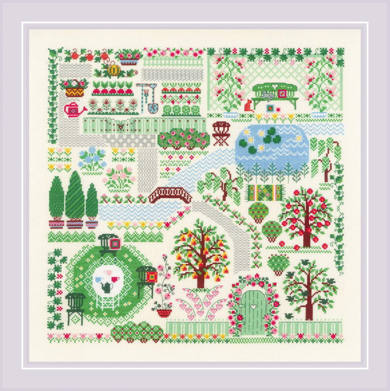 My Garden R2047 Counted Cross Stitch Kit