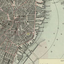 Vintage Map of Boston, Massachusetts 1883