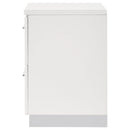 Felicity 2-drawer Nightstand White High Gloss