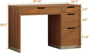 Espresso Forty Eight Inch Desk For Small Home Office