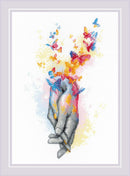 Love is in the Air R2104 Counted Cross Stitch Kit