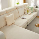 Chenille Cushion Covers for 1/2/3/4 Seater Sofas and L-shaped Couches, Furniture Covers for Pets