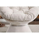 Oversized Swivel Accent Chair, 360 Swivel Barrel Chair, Papasan Chair for Living Room Bedroom